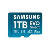 Samsung Evo Select (2024) Microsd Kart + Sd Adaptörü, 1 Tb, Uhs-I U3, 4K Uhd, Full Hd, 160 Mb/s Okuma, Akıllı Telefonlar, Tabletler ve Dizüstü Bilgisayarlar Için Hafıza Kartı, MB-ME1T0SA/EU
