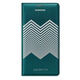 Samsung Flip Wallet Kirkwood Yeşil + Gümüş EF-WG900RKEGWW Samsung Galaxy S5 için