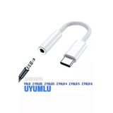 Samsung Fold Zfold2 Zfold3 Zfold4 Zfold5 Zfold 6 3.5Mm Type-C Jack Çevirici Kulaklık Dönüştürücü