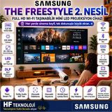Samsung Full Hd / Purcolor / Hdr - The Freestyle 2. Nesil Wi-Fi Taşınabilir Mini LED Projeksiyon Cihazı+ 30000 Mah Hızlı Şarj Powerbank - Beyaz