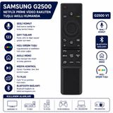 Samsung G2500 V1 Akıllı Tv Kumandası – Sesli Komut, Netflix, Prime Video, Rakuten Tv, Bluetooth