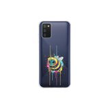 Samsung Galaxy A02s ile uyumlu Splash arı Tasarımlı Slimfit şeffaf silikon kılıf