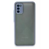 Samsung Galaxy A02s Kılıf Montreal Silikon Kapak - Gri-(5796)