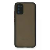Samsung Galaxy A02s Kılıf Montreal Silikon Kapak - Siyah-(5796)