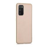 Samsung Galaxy A02S Premium Silikon Kılıf Gold