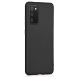 Samsung Galaxy A02S Premium Silikon Kılıf Siyah