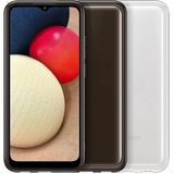 Samsung Galaxy A02s Soft Clear Cover Yumuşak Şeffaf Kılıf EF-QA025T