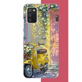 Samsung Galaxy A02s Uyumlu Sarı Mobilet Baskılı Silikon Kılıf