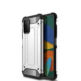 Samsung Galaxy A03S ile uyumlu Çİft Katman Koruyucu Crash Military Tank Kılıf - Gri