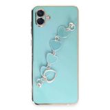 Samsung Galaxy A04 Kılıf Esila Silikon - Su Yeşili-(5796)