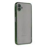 Samsung Galaxy A04 Kılıf Lensli Silikon - Yeşil