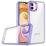 Samsung Galaxy A04 Kılıf Renkli Kenar Arkası Şeffaf Flora Silikon Kılıf