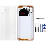 Samsung Galaxy A04 - Sm-A045 Full Kasa Arka Kapak Takim Beyaz - Tamır Setı