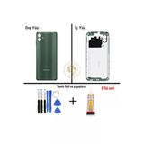 Samsung Galaxy A04 Yeşil Renk Uyumlu Arka Kapak + Tamir Seti + B7000 Yapıştırıcı Arka Cam Batarya Kapağı Pil Kapağı Lazer Kesim Back Cover Galaxy A04 Uyumlu
