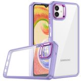 Samsung Galaxy A04E İle Uyumlu Kılıf Kamera Çıkıntılı Arkası Şeffaf Köşeleri Parlak Renkli Işlemeli Flora Kapak