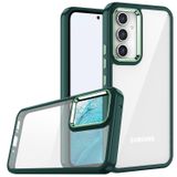Samsung Galaxy A04S İle Uyumlu Kılıf Kamera Çıkıntılı Arkası Şeffaf Köşeleri Parlak Renkli Işlemeli Flora Kapak