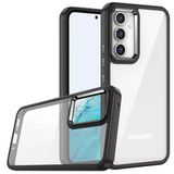 Samsung Galaxy A04s Kılıf Kamera Çıkıntılı Arkası Şeffaf Köşeleri Parlak Renkli Işlemeli Kapak Flora