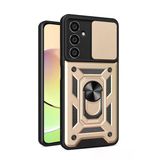 Samsung Galaxy A05 Kılıf Pars Lens Yüzüklü Silikon - Gold