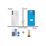 Samsung Galaxy A05s Beyaz Renk Uyumlu Lensli Arka Kapak + Tamir Seti + B7000 Yapıştırıcı Arka Cam Batarya Kapağı Pil Kapağı Lazer Kesim Back Cover Galaxy A05s Uyumlu