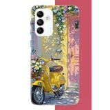 Samsung Galaxy A05s Uyumlu Sarı Mobilet Baskılı Silikon Kılıf