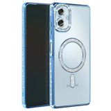 Samsung Galaxy A07 4G Joke Simli Magneticsafe Kılıf - Mavi