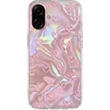 Samsung Galaxy A07 Uyumlu Kılıf Zebana Pink Heart Silikon Kılıf Pembe