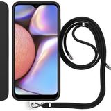 Samsung Galaxy A10S (A107F) Ip Askılı Silikon Kılıf Siyah