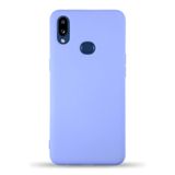 Samsung Galaxy A10s ile uyumlu Kapak Içi Kadife Lansman Silikon Kılıf - Lila