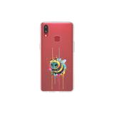 Samsung Galaxy A10s ile uyumlu Splash arı Tasarımlı Slimfit şeffaf silikon kılıf