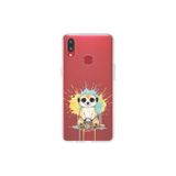 Samsung Galaxy A10s ile Uyumlu Splash Mirket Tasarımlı Slimfit Şeffaf Silikon Kılıf