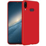 Samsung Galaxy A10S İnce Mat Silikon Kılıf Kırmızı