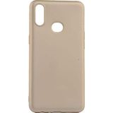 Samsung Galaxy A10s Kılıf Esnek Yapılı İnce Slim Silikon Kapak Ryc/premier Gold