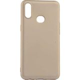Samsung Galaxy A10S Uyumlu Kılıf Soft ve Pürüzsüz Yüzey, Ince Yapılı Darbe Korumalı Esnek Uzun Ömürlü Sturdy Strong Case - Gold