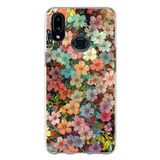 Samsung Galaxy A10S Uyumlu Vintage Botanik Çiçek Bahçesi Baskılı Silikon Kılıf