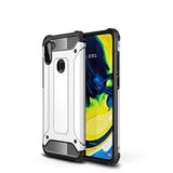 Samsung Galaxy A11 ile uyumlu Çİft Katman Koruyucu Crash Military Tank Kılıf - Gri