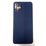 Samsung Galaxy A12 / M12 Uyumlu Deri Görünümlü Yumuşak Kılıf