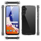Samsung Galaxy A14 İle Uyumlu Kılıf Nitro Anti Shock Darbe Emici Köşe Korumalı Şeffaf Silikon Kapak