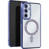 Samsung Galaxy A15 4g Joke Simli Magneticsafe Kılıf - Mavi