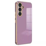 Samsung Galaxy A15 Kılıf Bark Silikon Kapak Mor