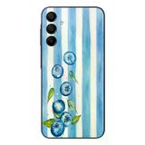 Samsung Galaxy A15 Uyumlu Yaban Mersinleri Baskılı Silikon Kılıf