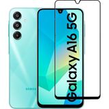 Samsung Galaxy A16 Kırılmaz Cam Tam Ekran Koruyucu 150CC Antistatik Büyük Kenar 9h Temperli Koruma - Siyah