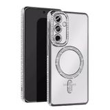 Samsung Galaxy A17 5g Joke Simli Magneticsafe Kılıf - Gümüş