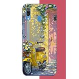Samsung Galaxy A20-A30 Uyumlu Sarı Mobilet Baskılı Silikon Kılıf