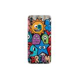 Samsung Galaxy A20S ile Uyumlu Grafiti Dream Street Tasarımlı Şeffaf Silikon Kılıf