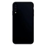 Samsung Galaxy A20s İle Uyumlu Kılıf Kamera Korumalı Silikon Rubber Arka Kapak Siyah