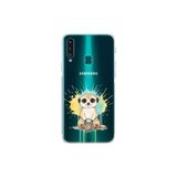 Samsung Galaxy A20S ile Uyumlu Splash Mirket Tasarımlı Şeffaf Silikon Kılıf