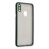 Samsung Galaxy A20S Kılıf Arkası Buzlu Montreal Silikon Kapak