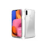 Samsung Galaxy A20s Uyumlu Darbeye Dayanıklı Köşe Korumalı Kılıf Anti Şok Şeffaf Kapak