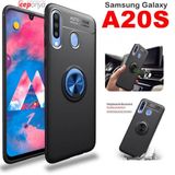 Samsung Galaxy A20s Yuzuklu Standli Manyetikli Silikon Kilif