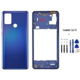 Samsung Galaxy A21s - Sm-A217f Full Kasa Arka Kapak Takim Mavı - Tamır Setı
